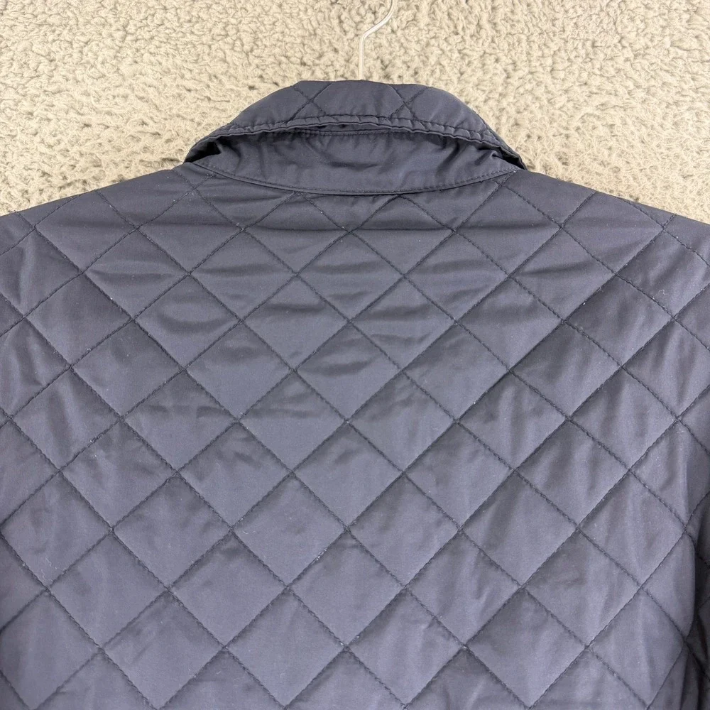 Altamont Quilted Shirt Jacket Mens Medium Navy Diamond Stitch Snap Front Shacket